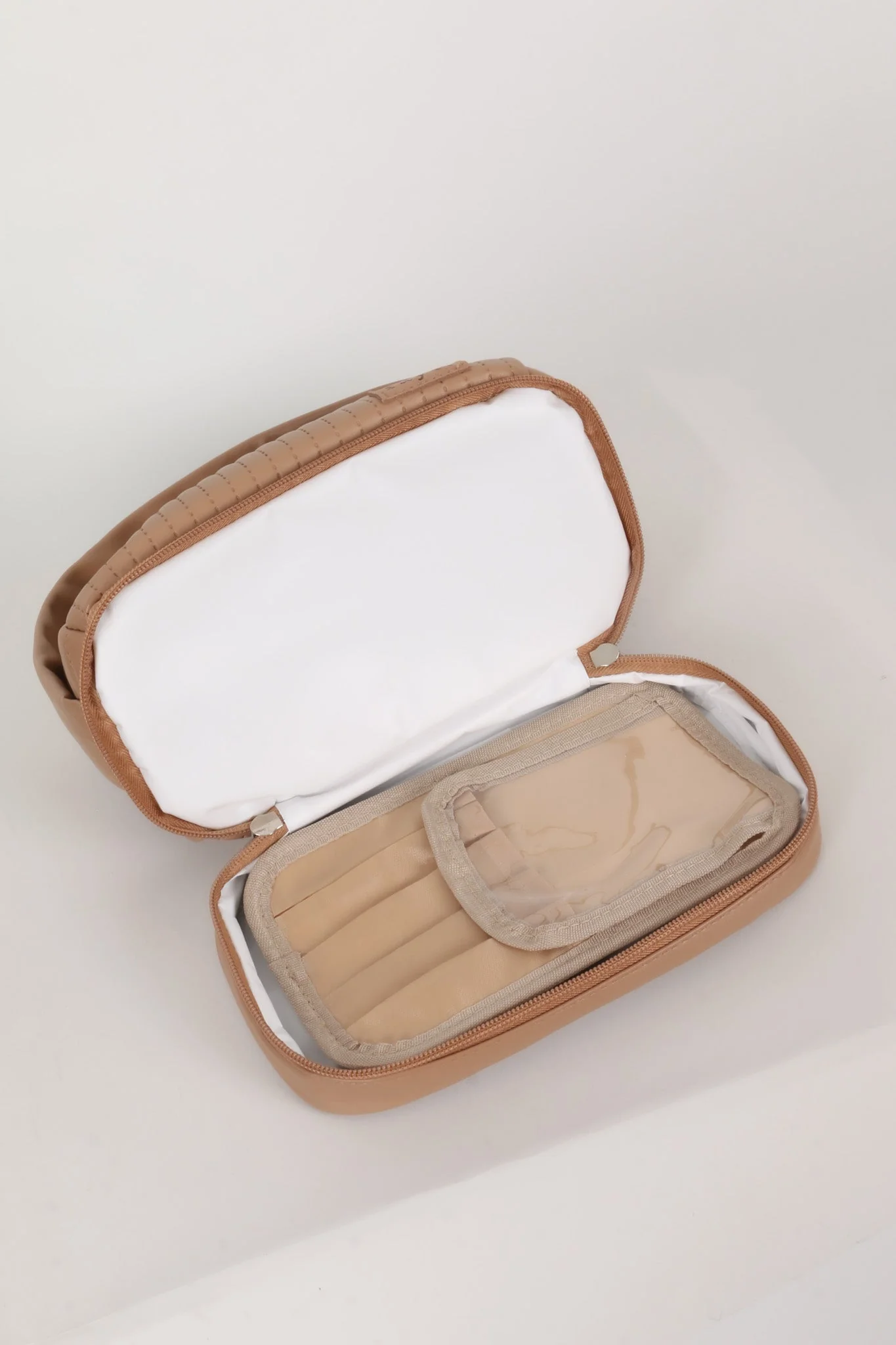 FAYT MAKEUP BAG COFFEE - Image 5