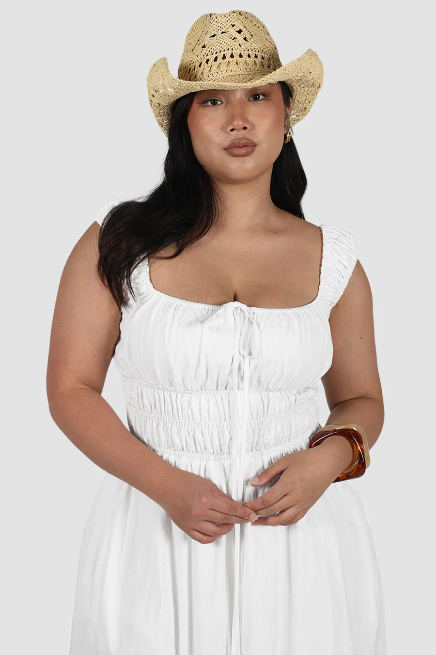 FAYT STRAW HAT BEIGE - Image 2