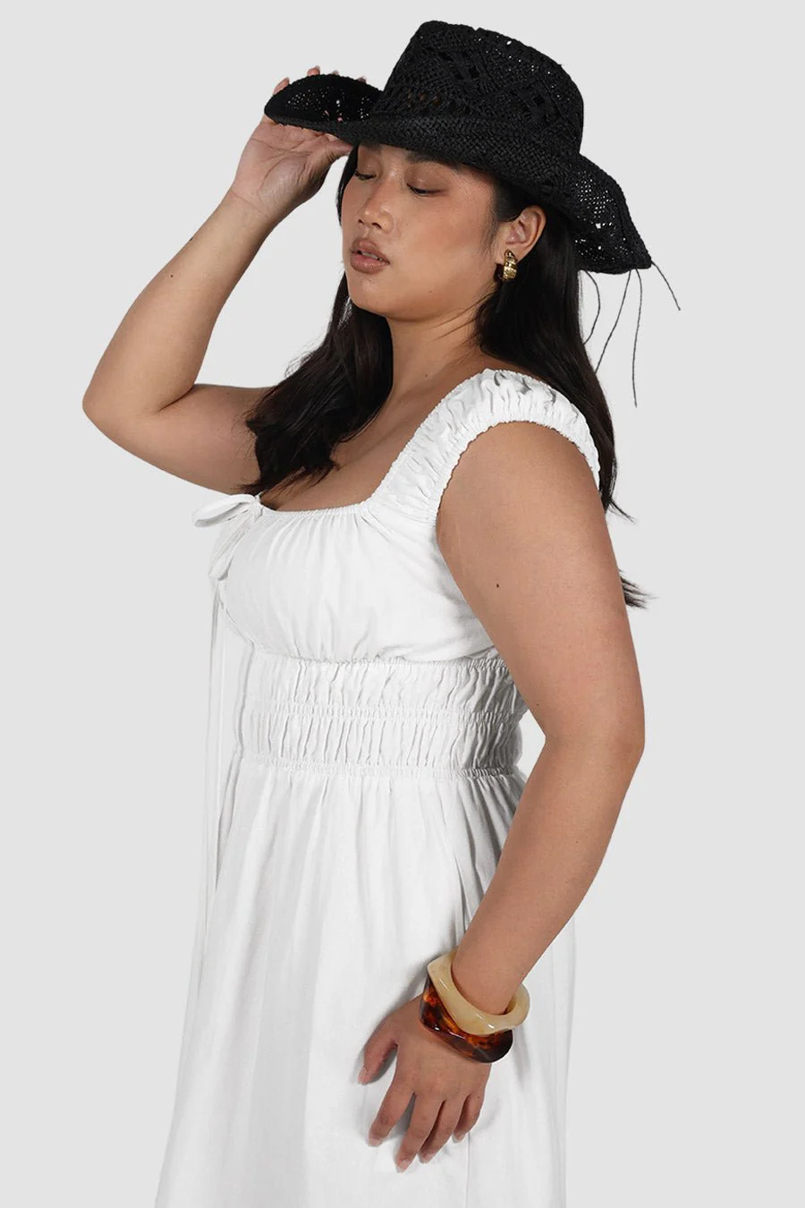 FAYT STRAW HAT BLACK - Image 2
