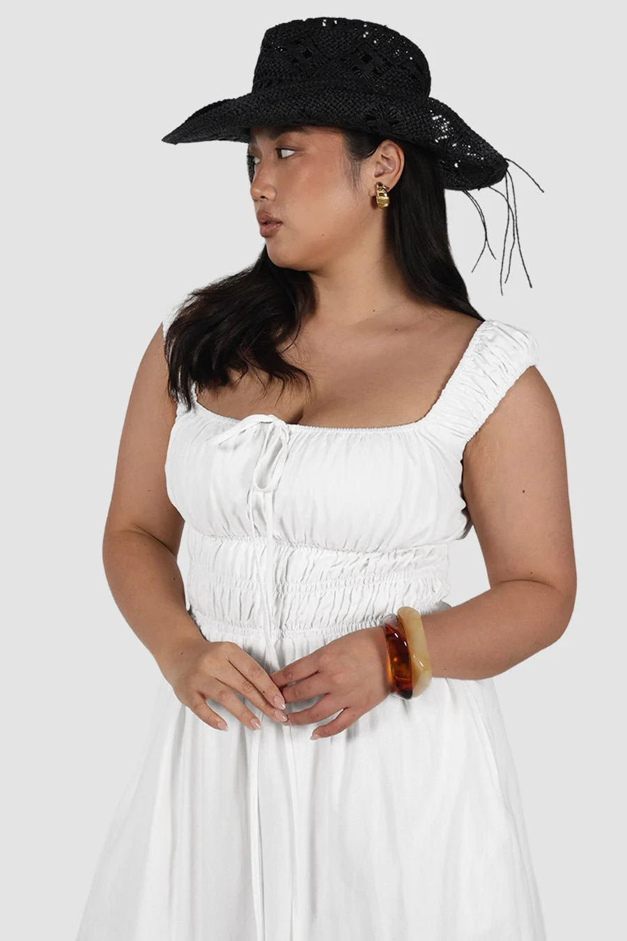 FAYT STRAW HAT BLACK - Image 3