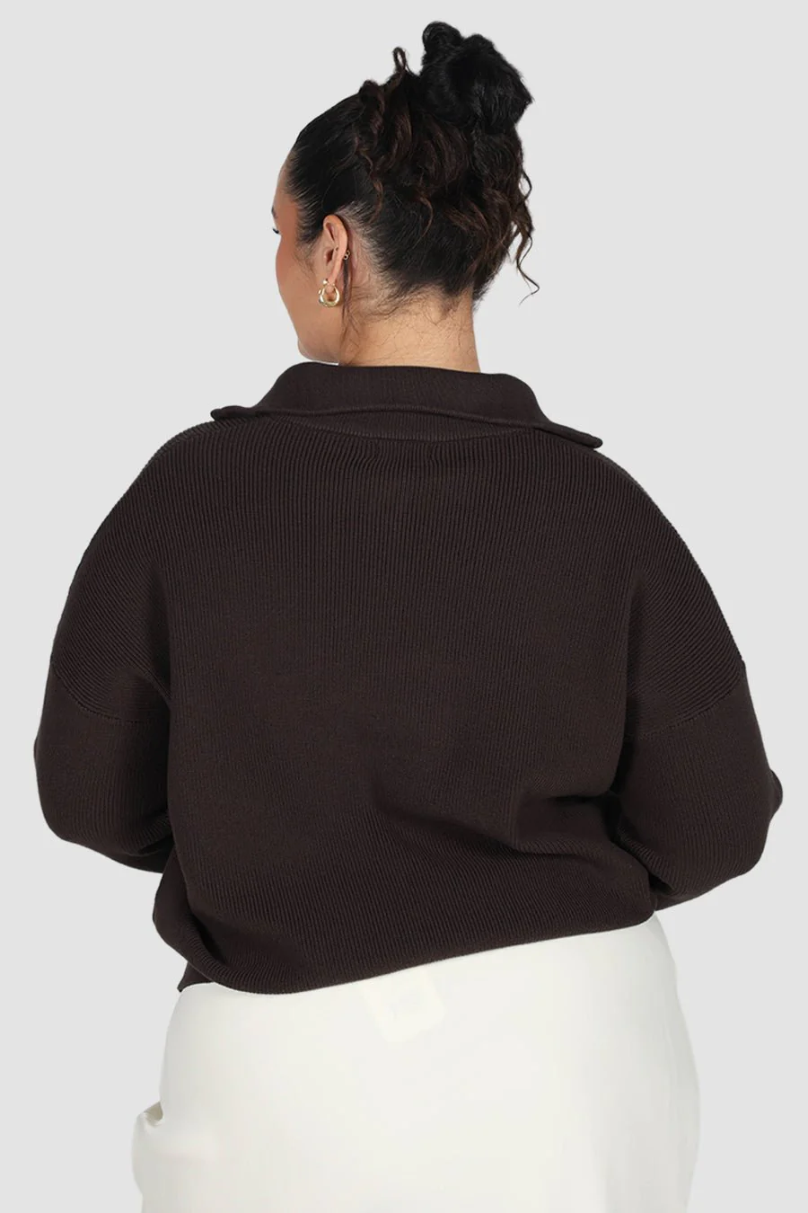 FLETCHER ZIP KNIT ESPRESSO - Image 4