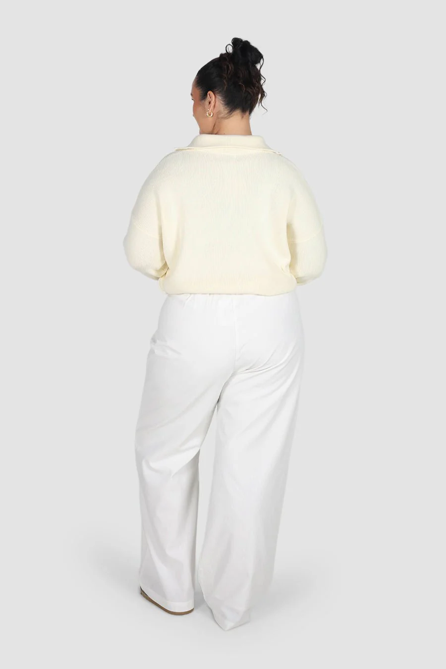 FLETCHER ZIP KNIT MILK - Image 5