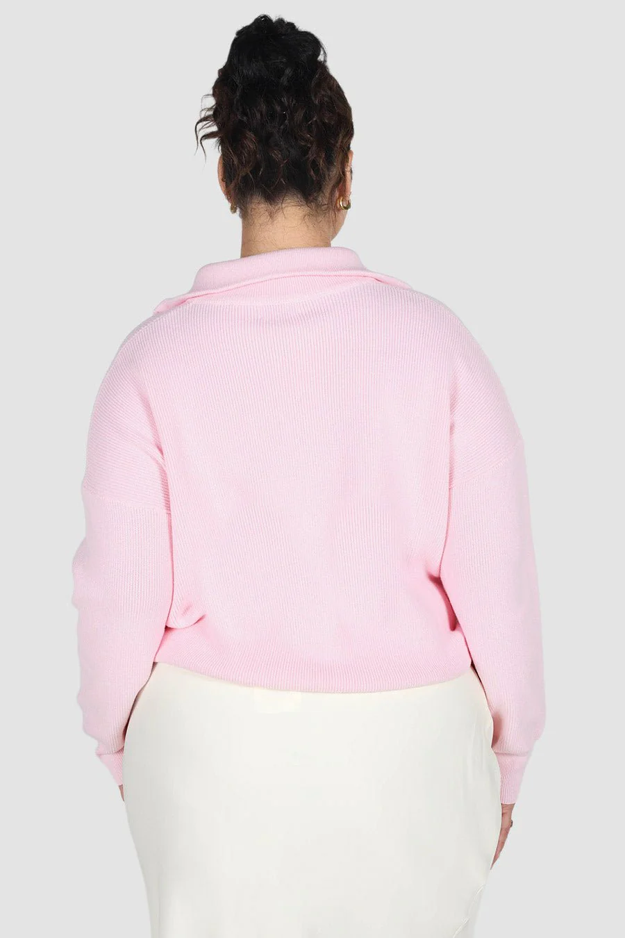 FLETCHER ZIP KNIT SOFT PINK - Image 4