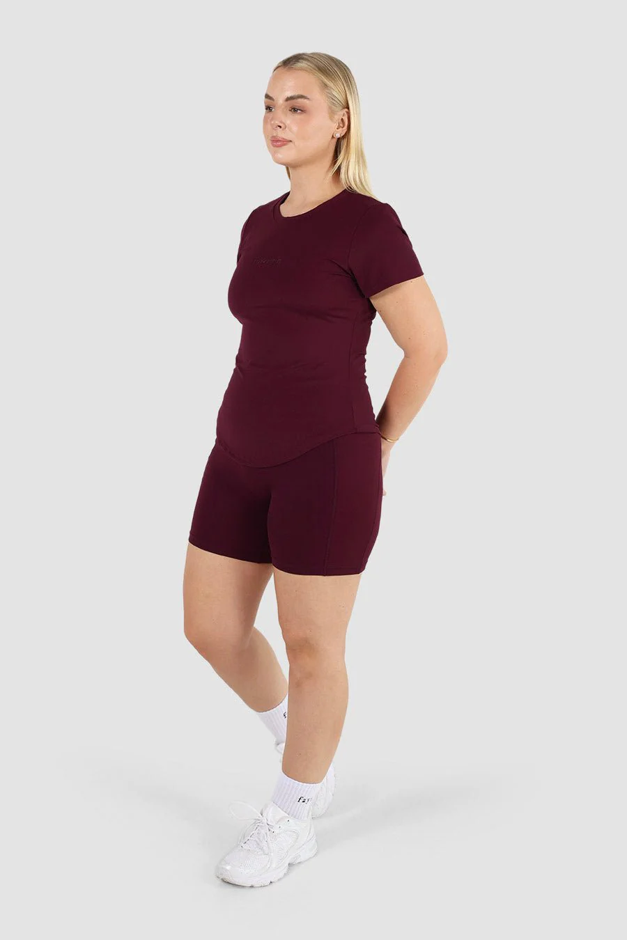 FORM FLOW FIT TEE PLUM - Image 5