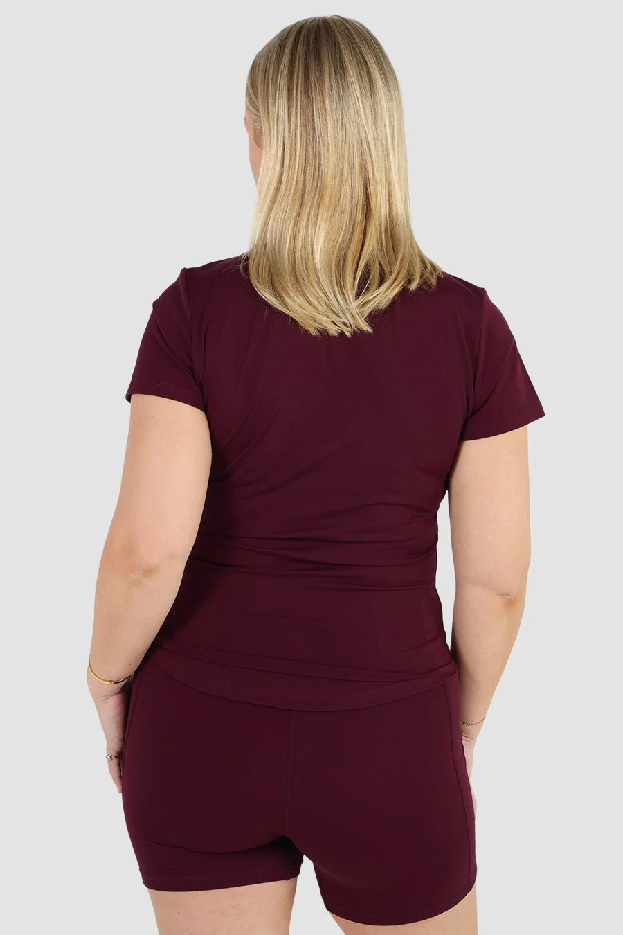 FORM FLOW FIT TEE PLUM - Image 7