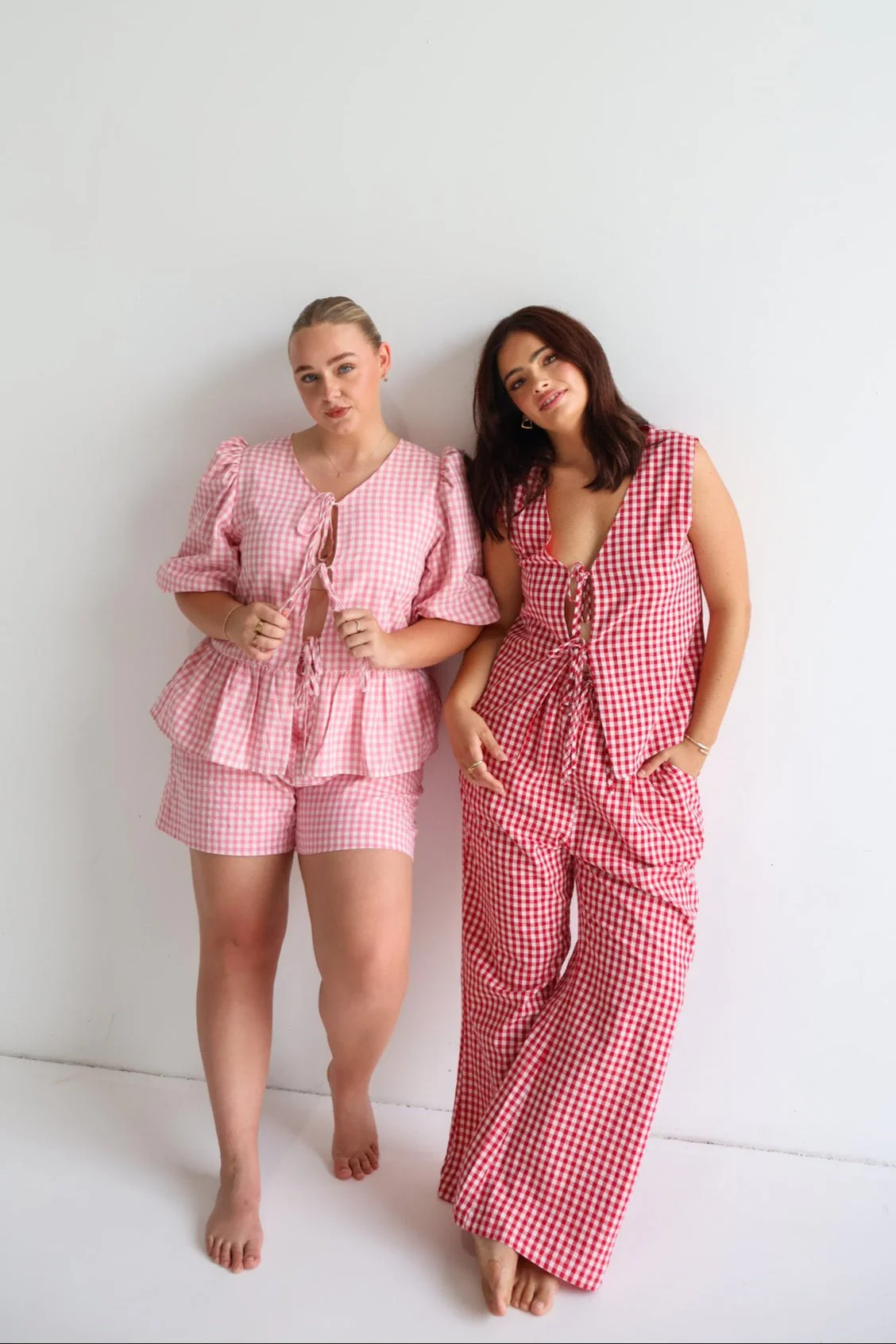 GRADY SHORTS PINK GINGHAM - Image 2