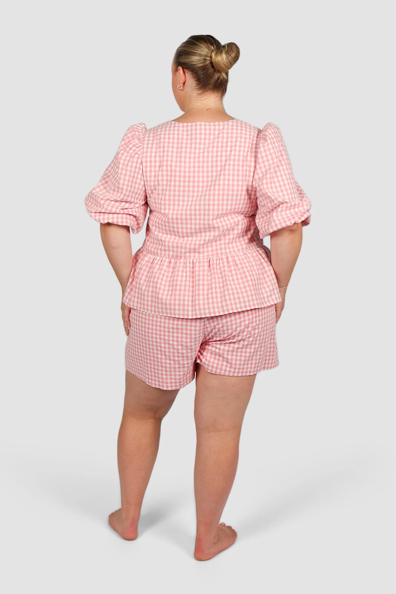 GRADY SHORTS PINK GINGHAM - Image 5