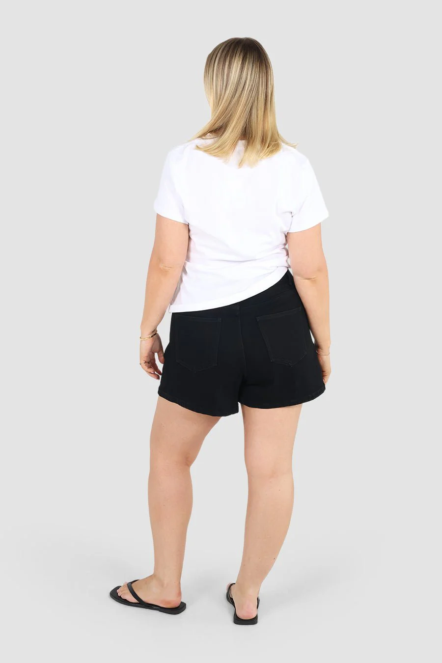GREER DENIM SHORT BLACK - Image 7