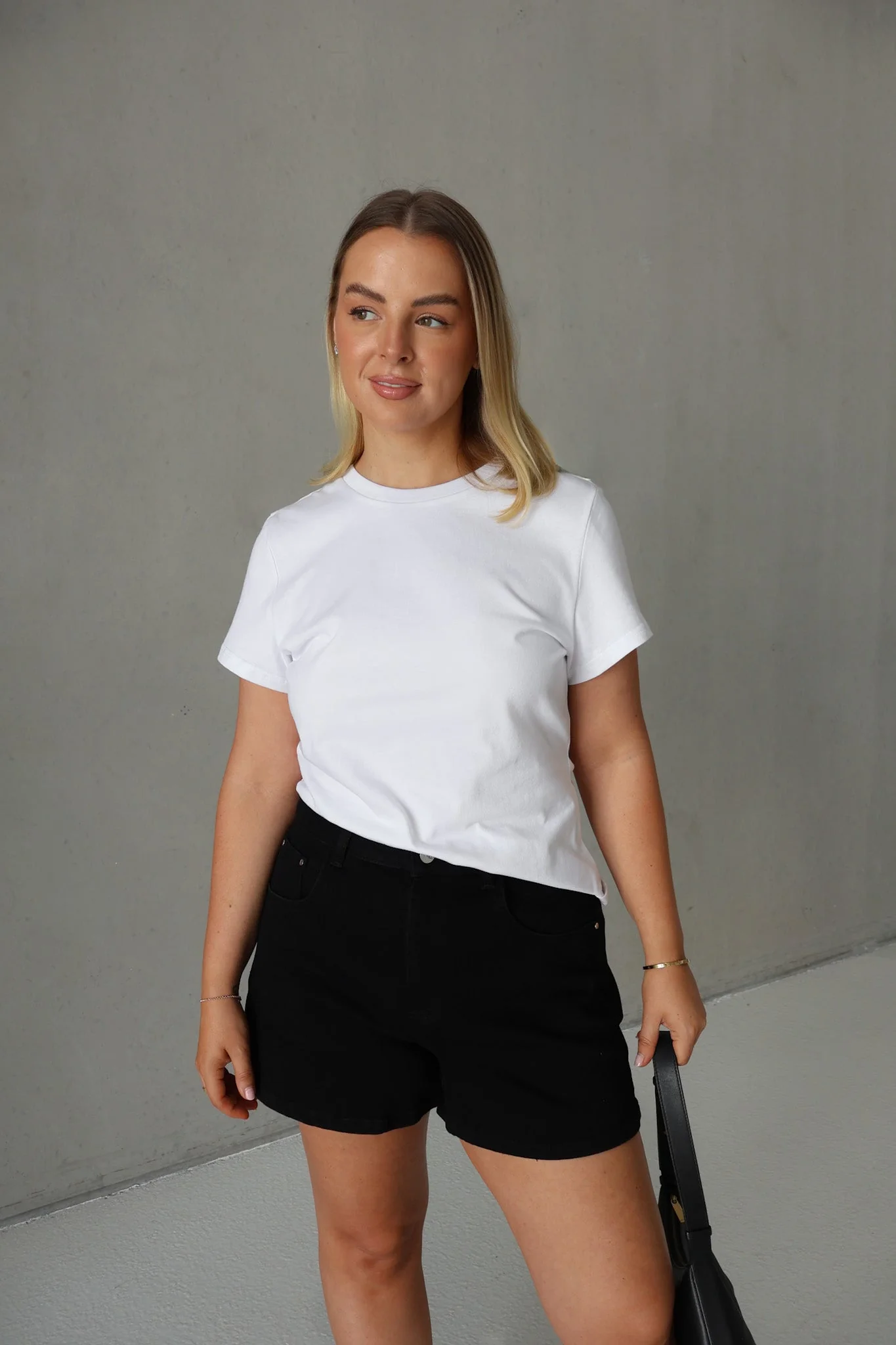 GREER DENIM SHORT BLACK - Image 8