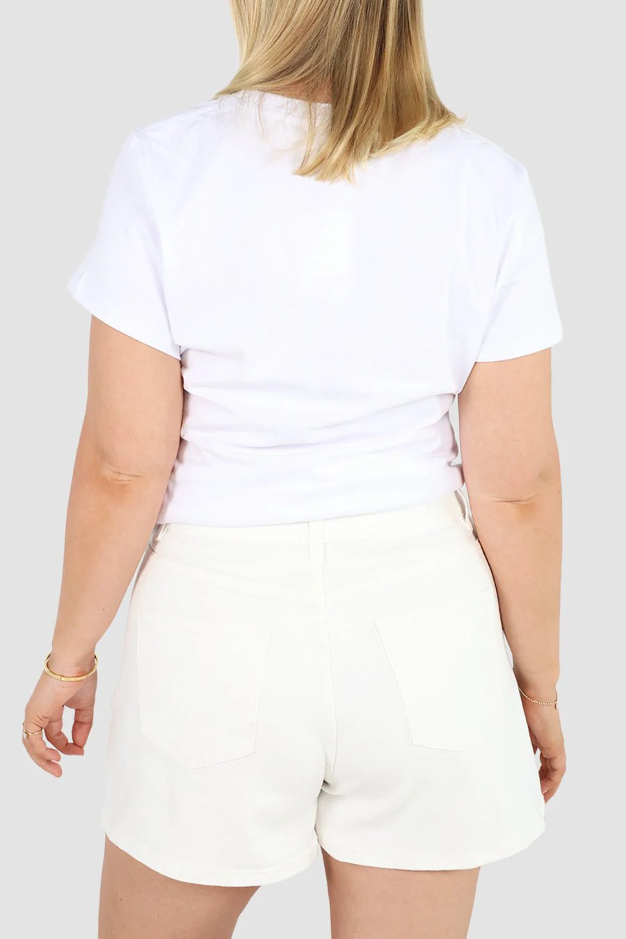 GREER DENIM SHORT WHITE - Image 9
