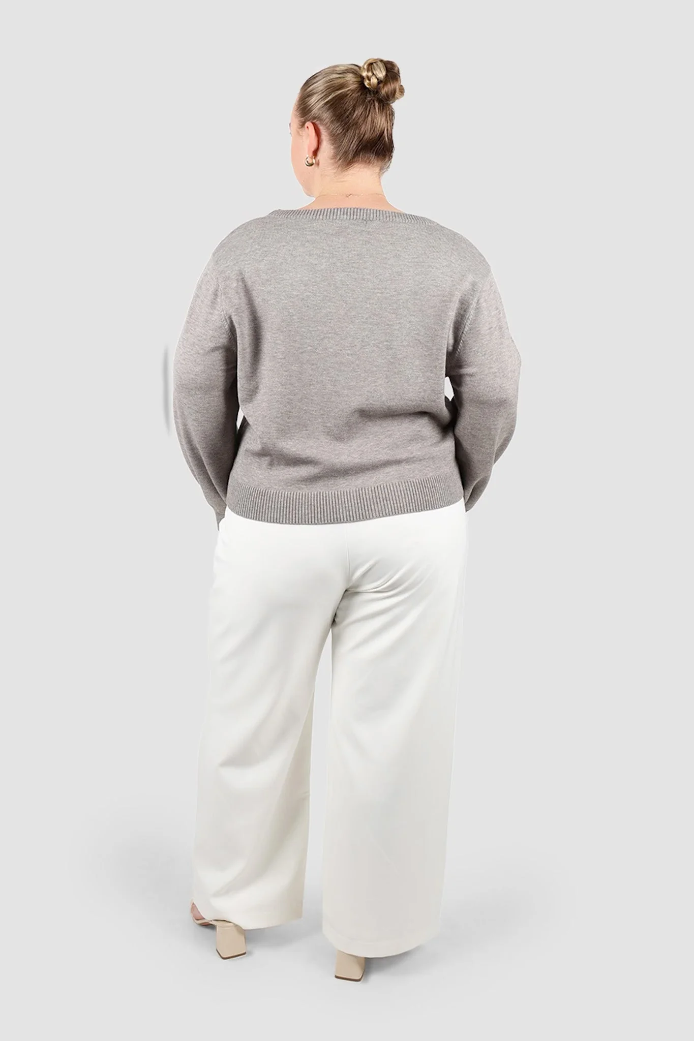 HARRIET CARDIGAN GREY MARLE - Image 4