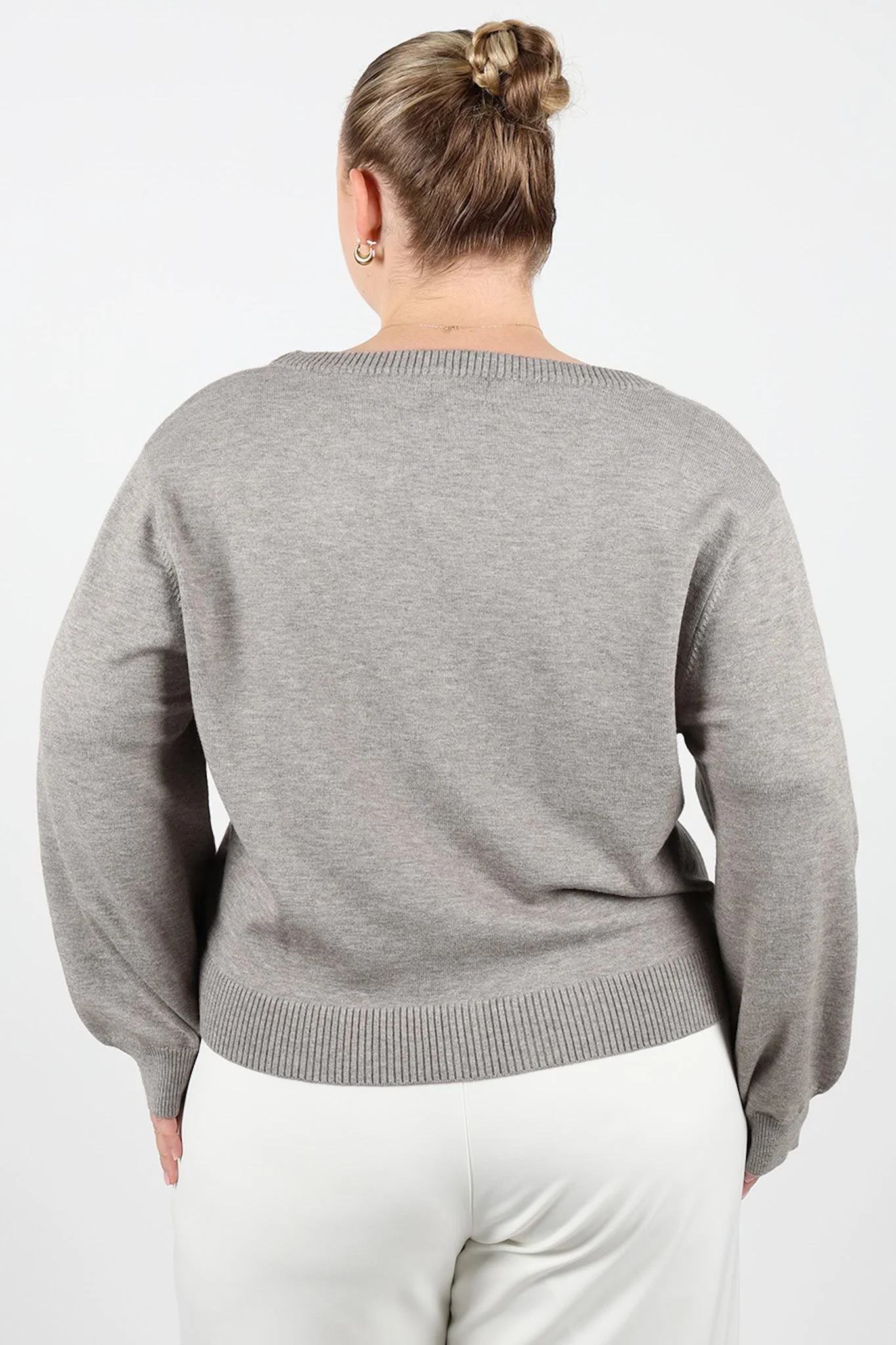 HARRIET CARDIGAN GREY MARLE - Image 5