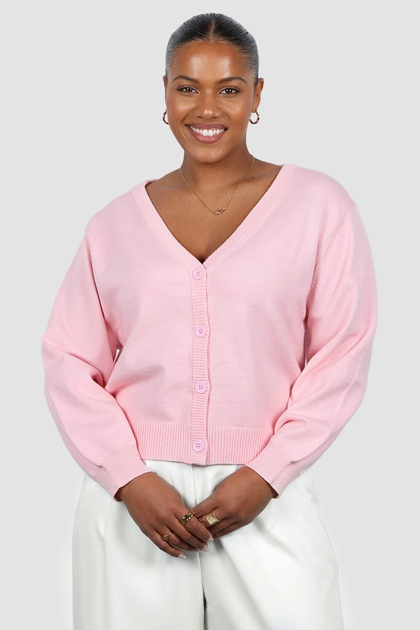 HARRIET CARDIGAN PINK - Image 7