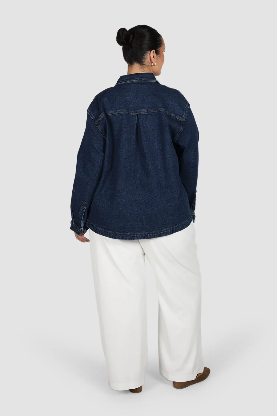 HARRINGTON DENIM JACKET DEEP BLUE - Image 7