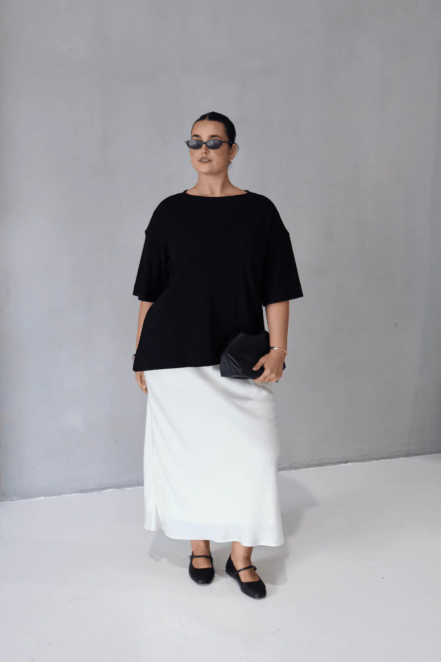 HAVEN OVERSIZED TEE BLACK