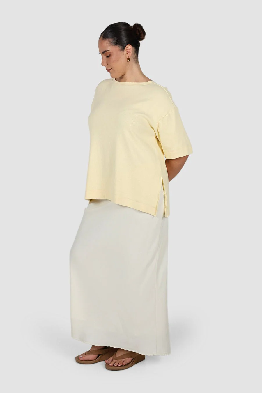 HAVEN OVERSIZED TEE BUTTER - Image 3