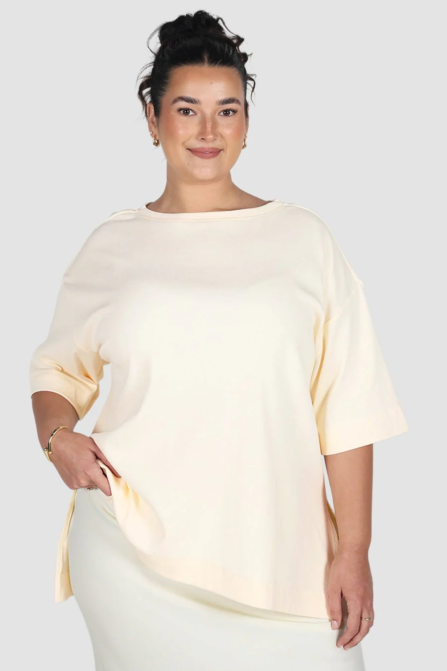 HAVEN OVERSIZED TEE MILK - Image 2