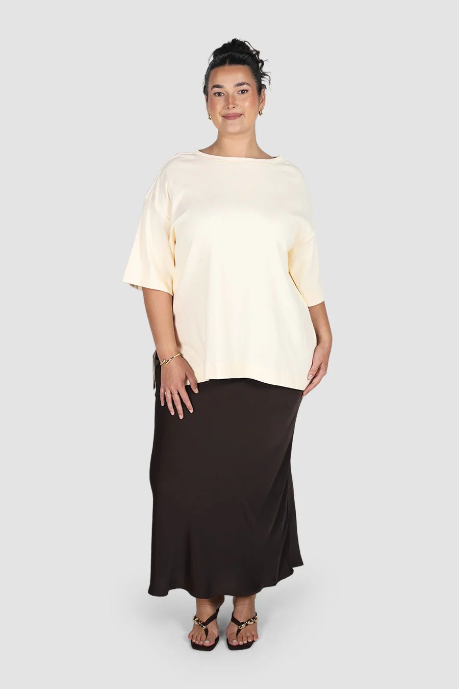 HAVEN OVERSIZED TEE MILK - Image 3