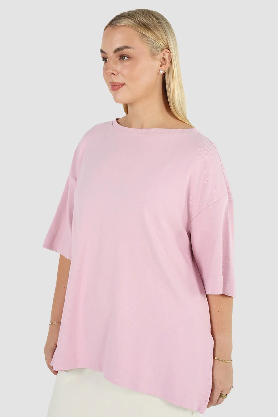HAVEN OVERSIZED TEE SOFT PINK - Image 5