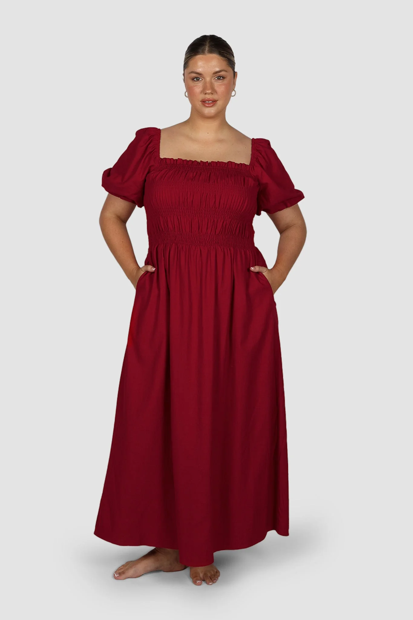 ISMAE MAXI DRESS RED - Image 2