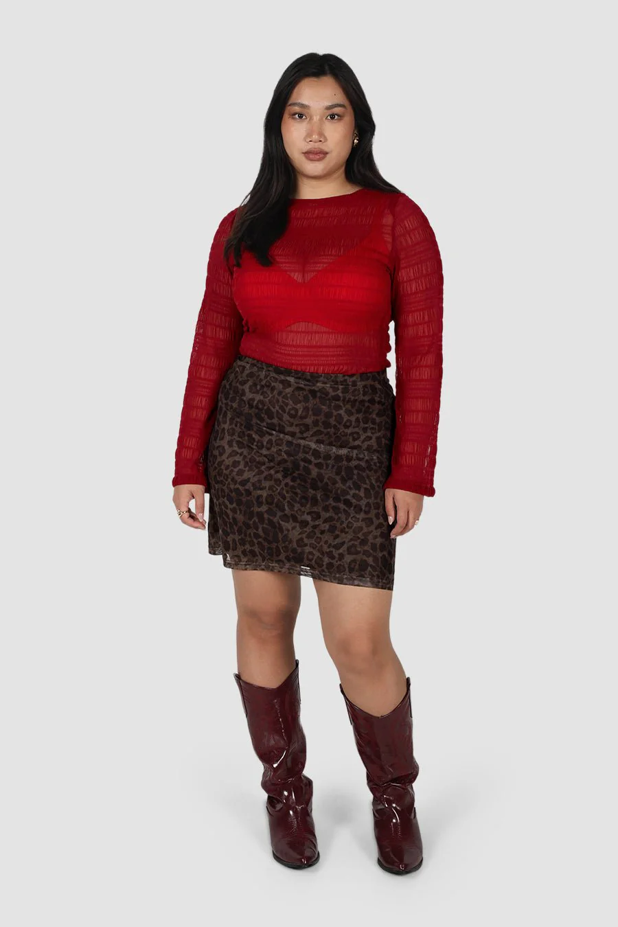 IVARA TOP DEEP RED - Image 4