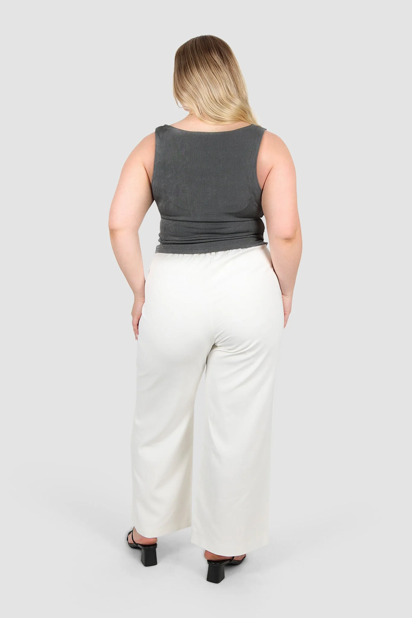 IVES COWL NECK TOP GUNMETAL - Image 15