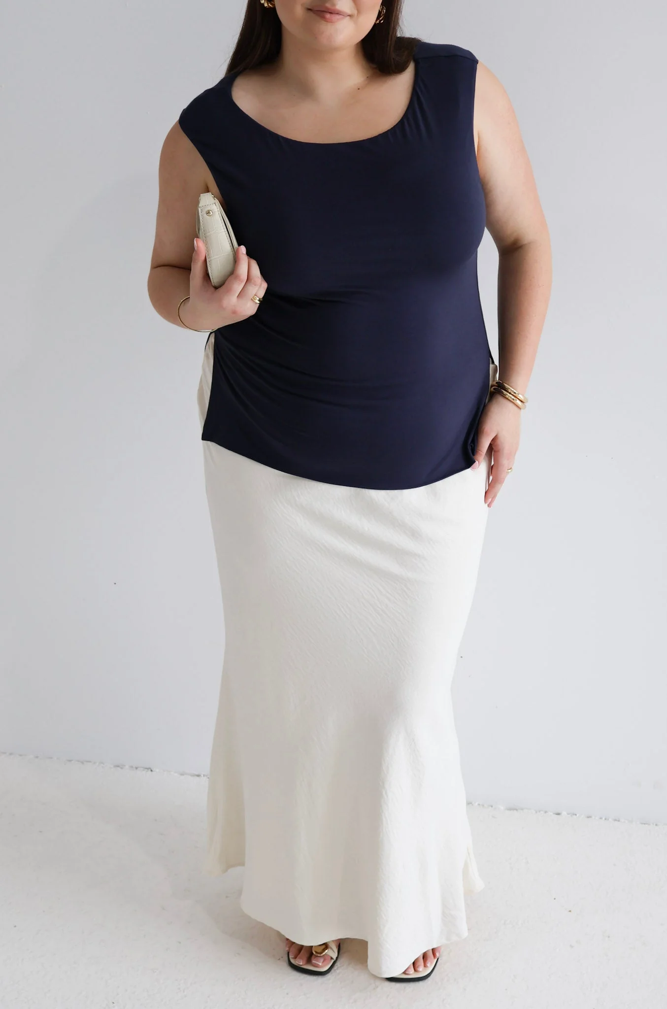 IVIE TOP NAVY