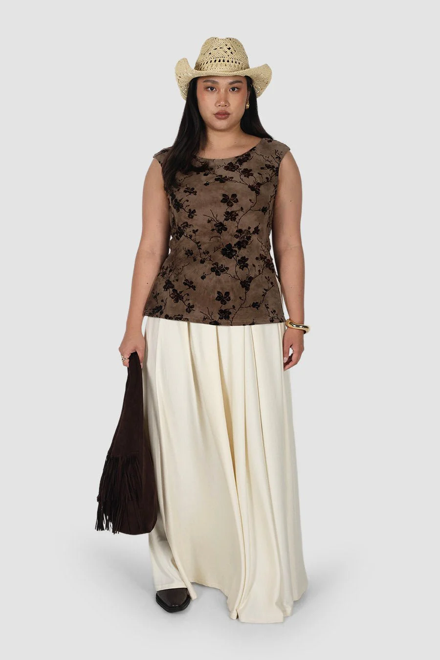 IVIE TOP SEPIA PETAL - Image 3