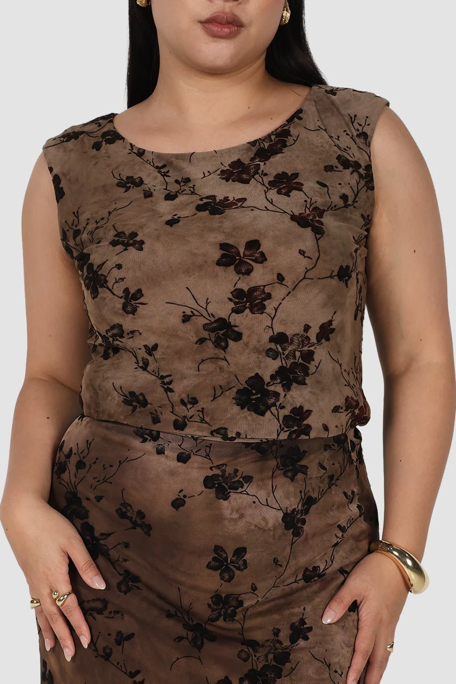 IVIE TOP SEPIA PETAL - Image 5