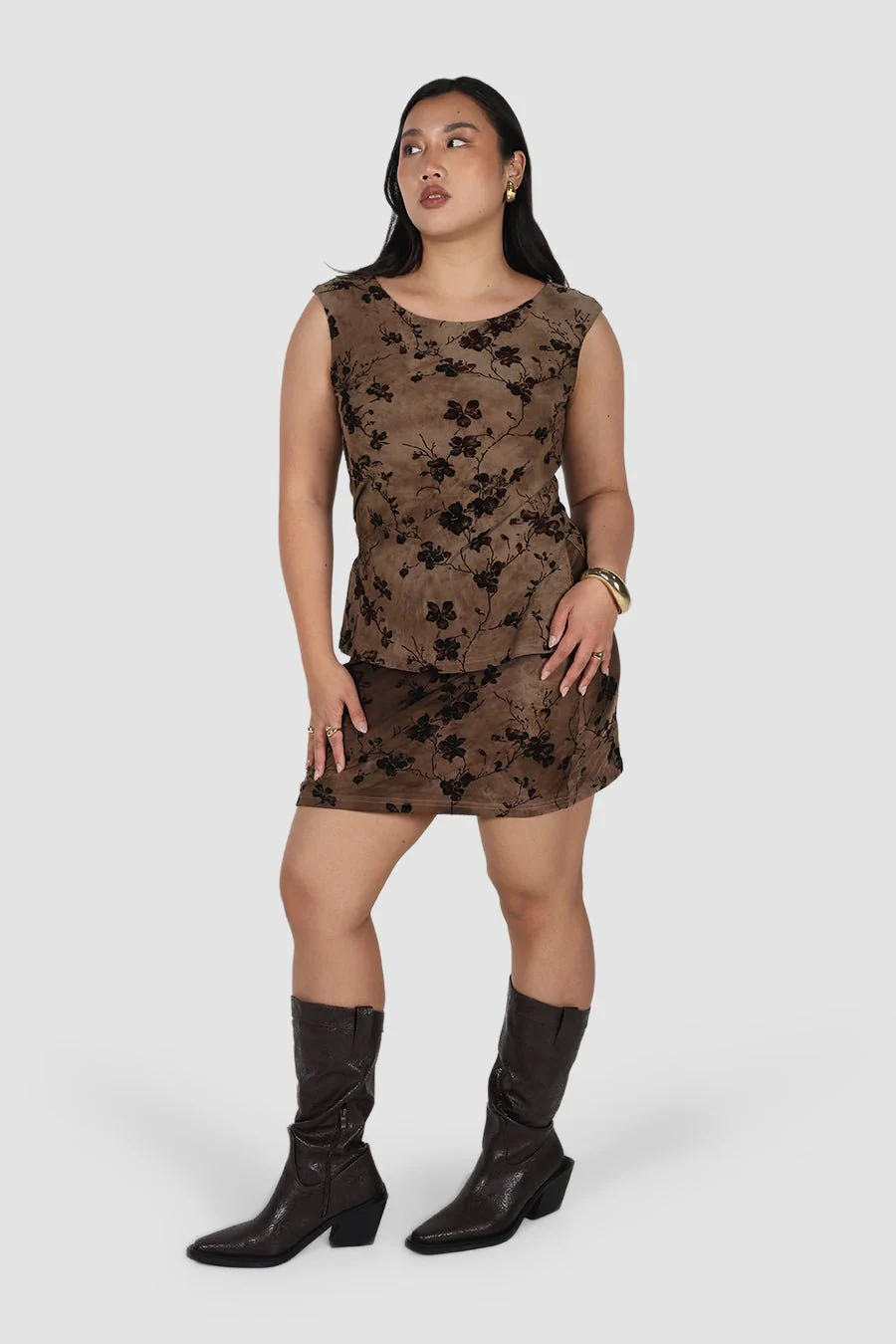 IVIE TOP SEPIA PETAL - Image 6