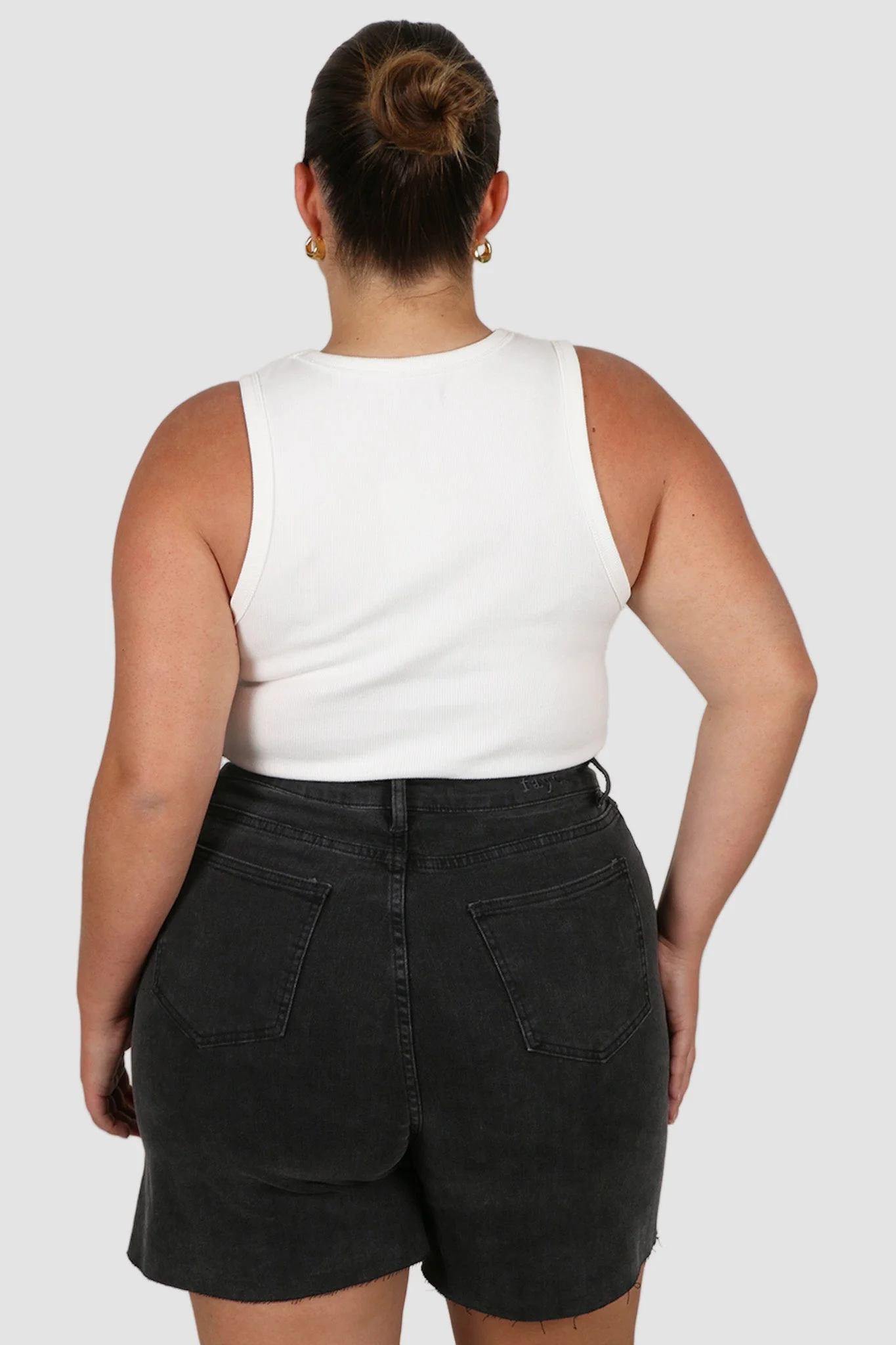 JAGGER DENIM SHORT BLACK WASH - Image 3