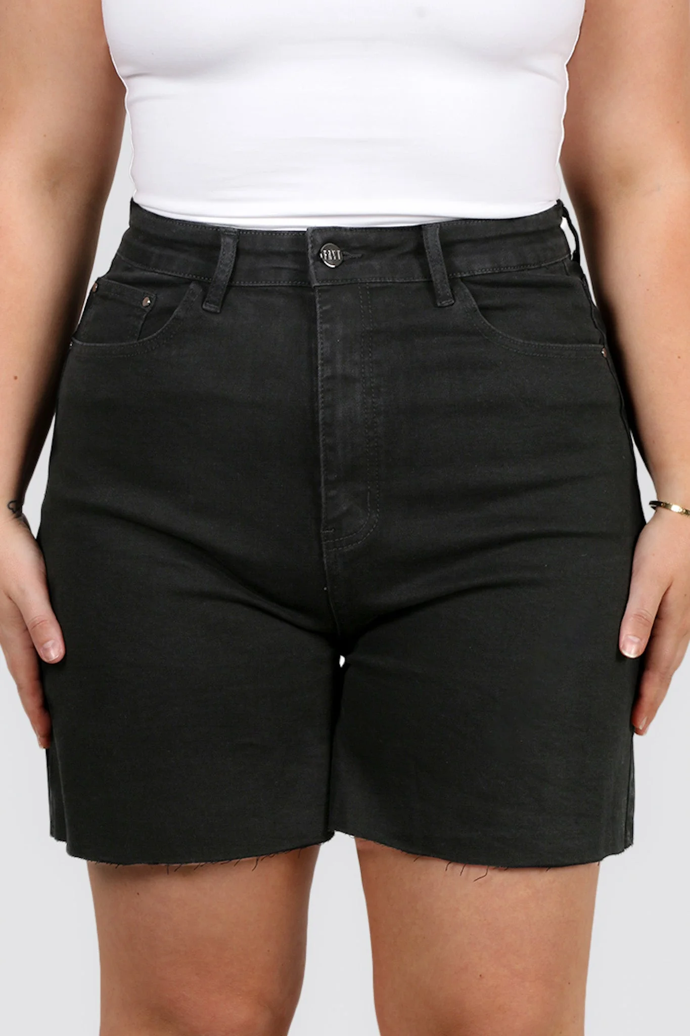 JAGGER DENIM SHORT BLACK WASH - Image 7