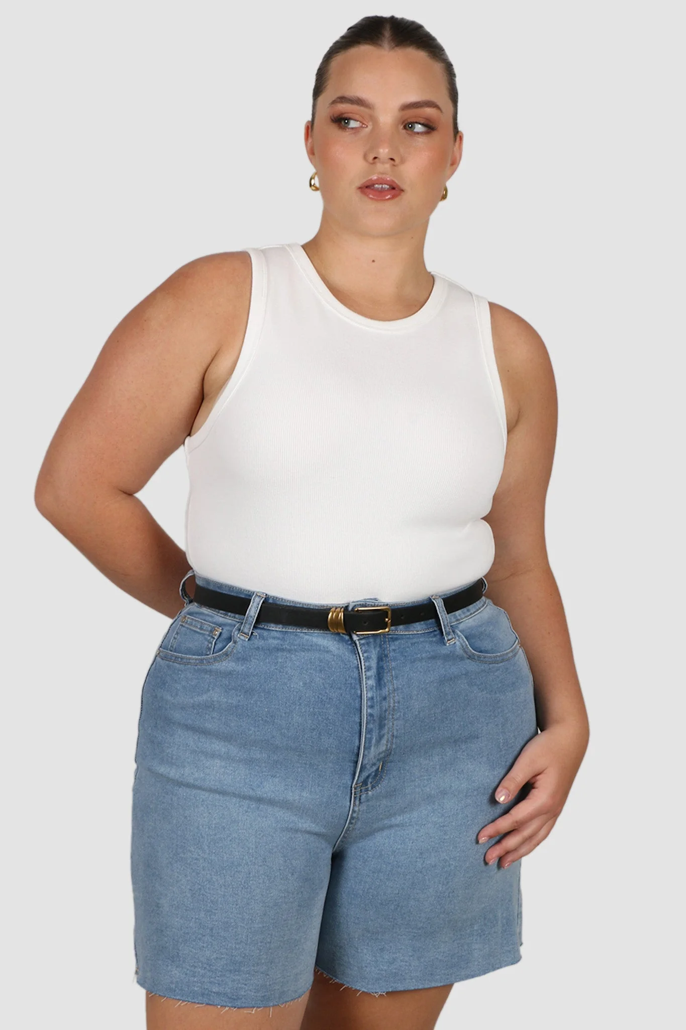 JAGGER DENIM SHORT BLUE WASH - Image 5