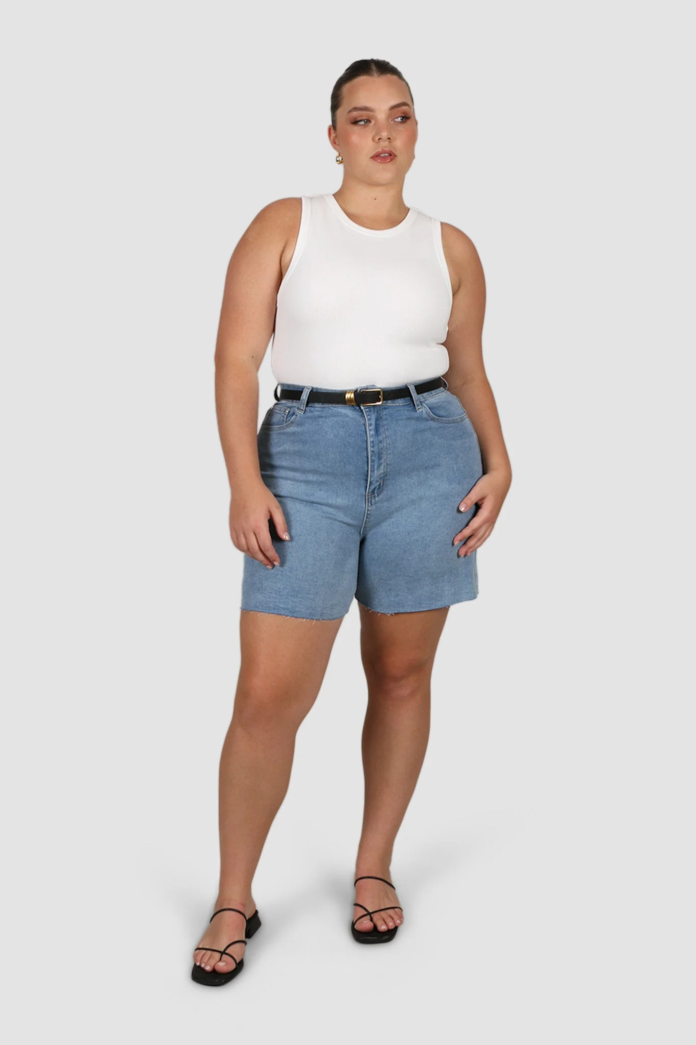 JAGGER DENIM SHORT BLUE WASH - Image 6