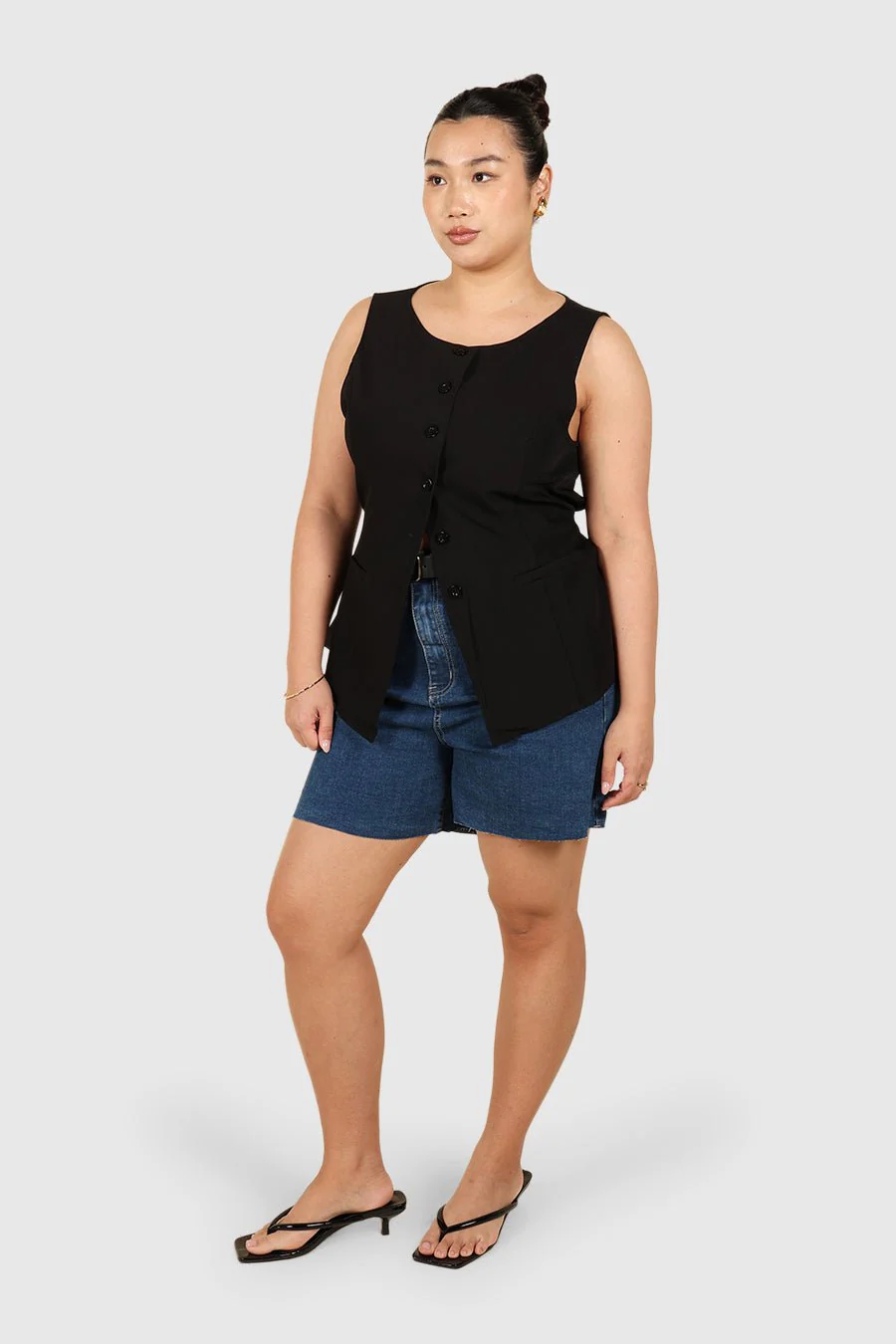 JAGGER DENIM SHORT DEEP BLUE - Image 3