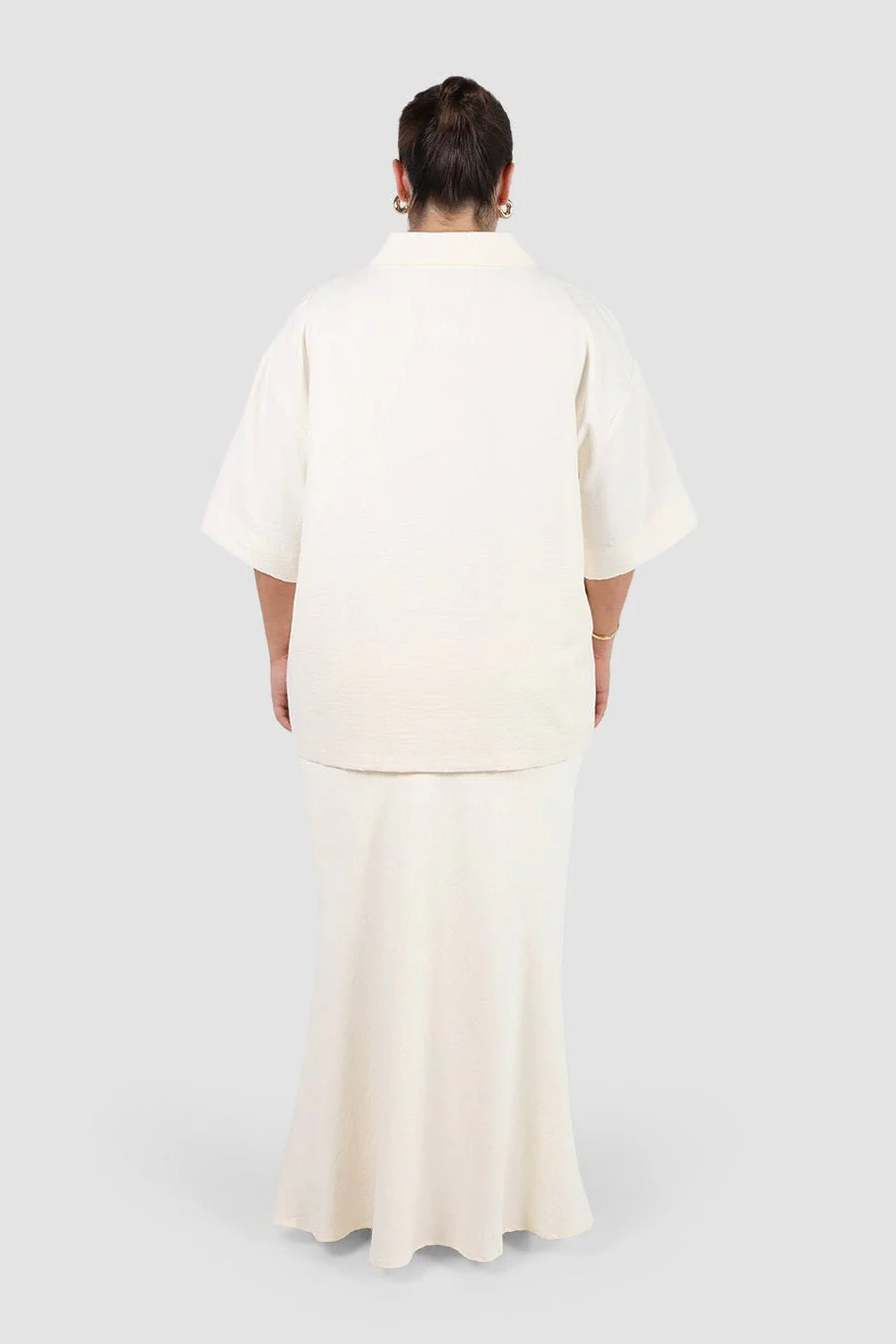 JUNIE OVERSIZED SHIRT BUTTERCREAM - Image 5