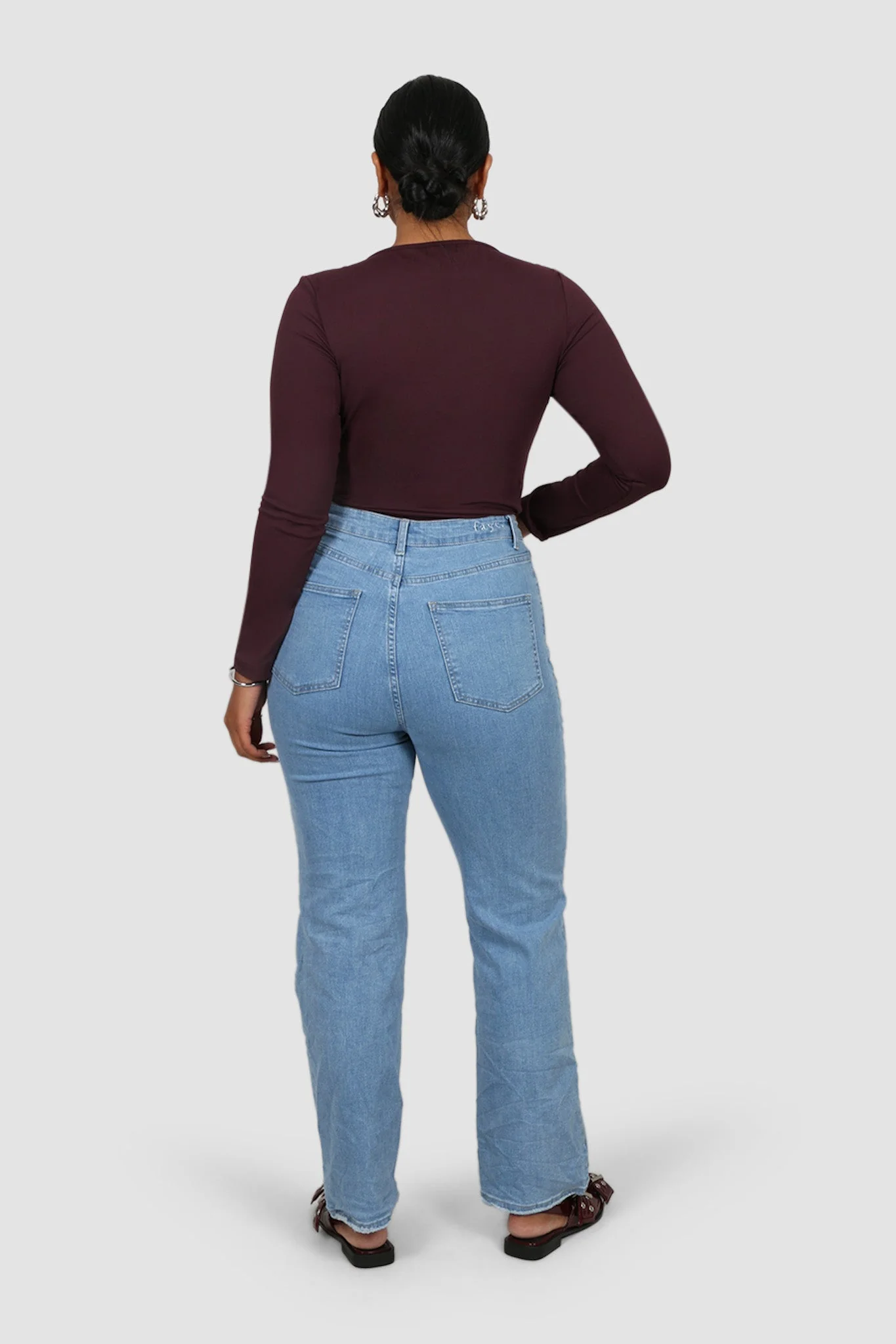 L/S BODYSUIT DEEP PLUM - Image 4