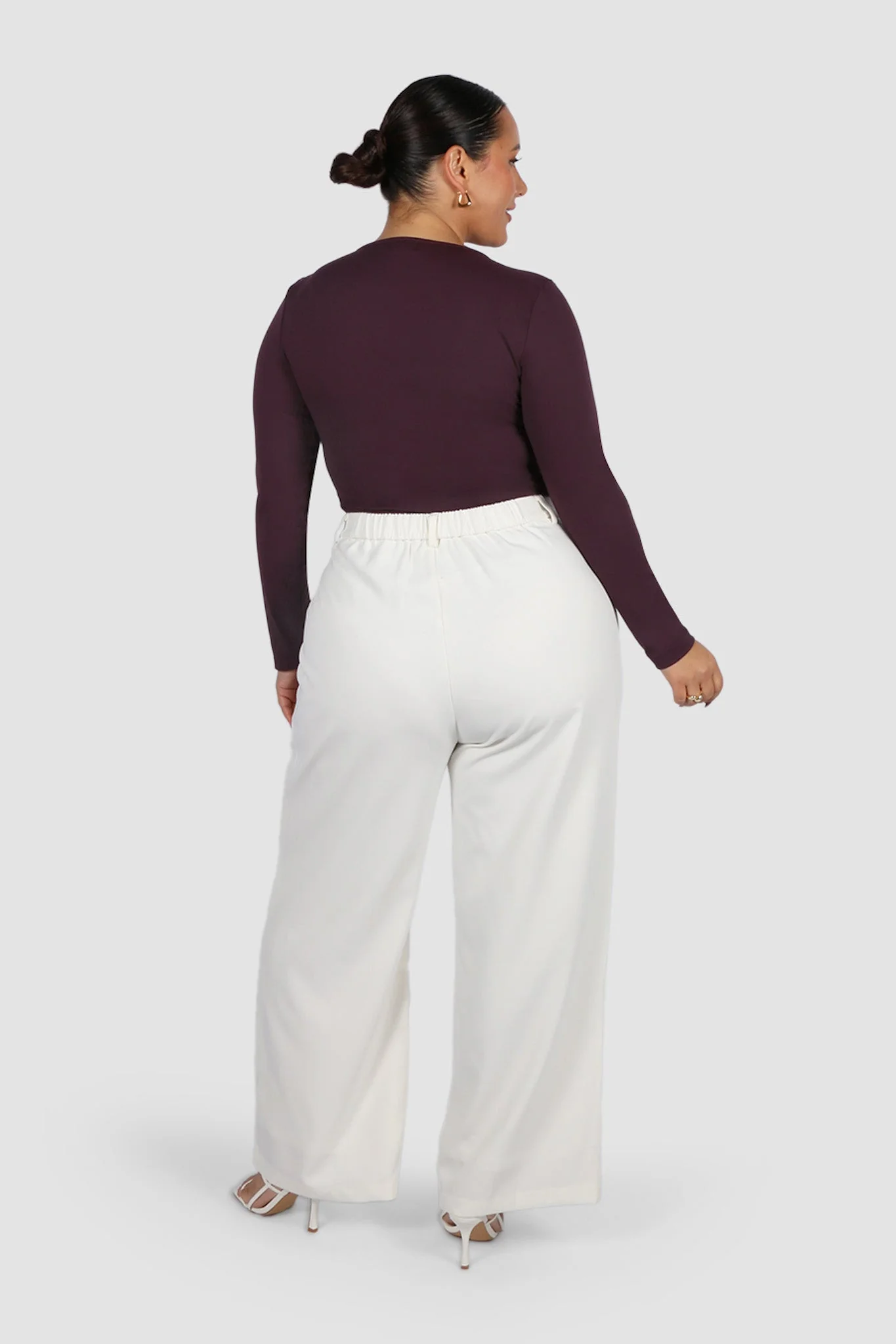 L/S BODYSUIT DEEP PLUM - Image 6