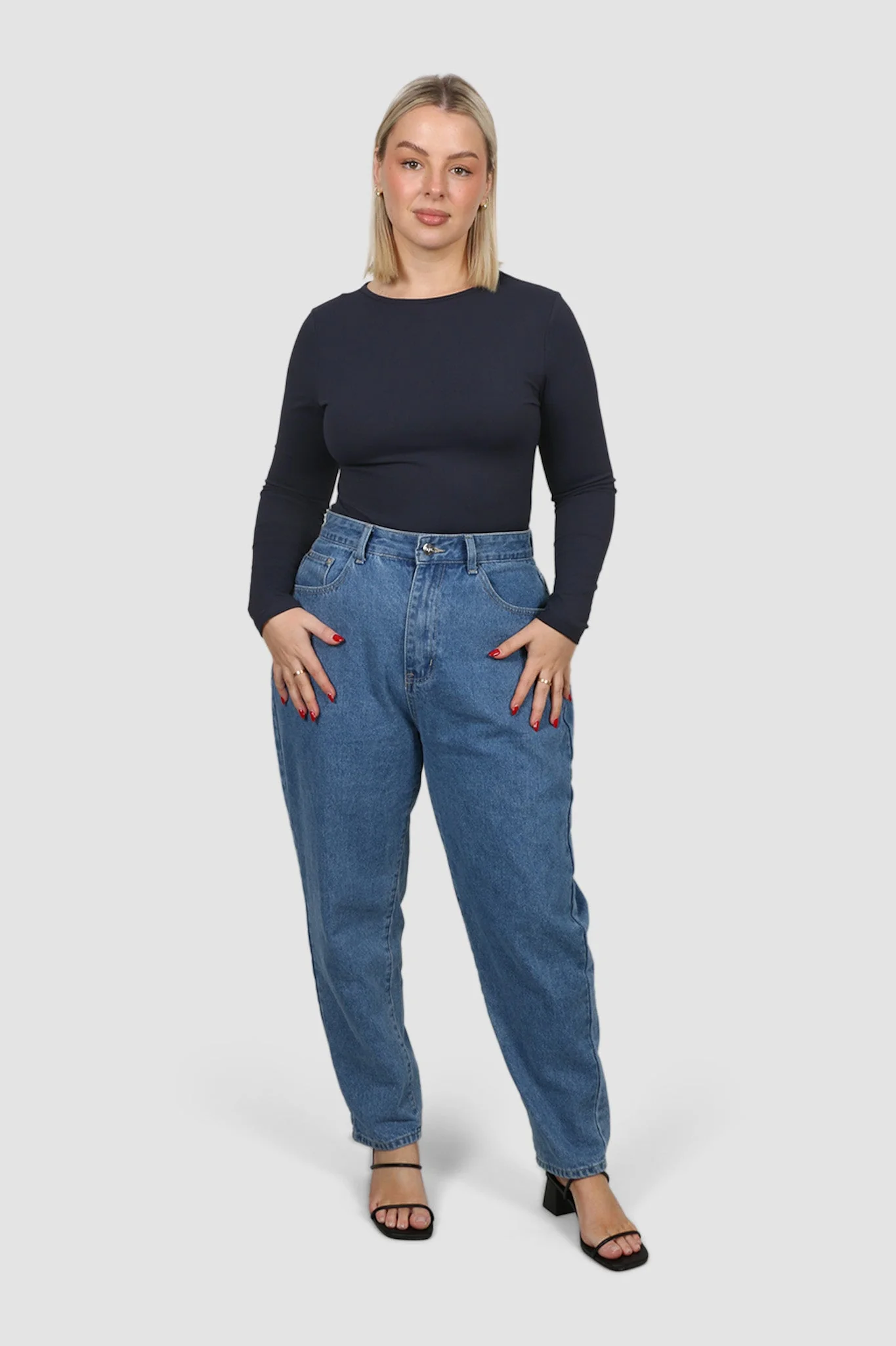 L/S BODYSUIT NAVY - Image 4