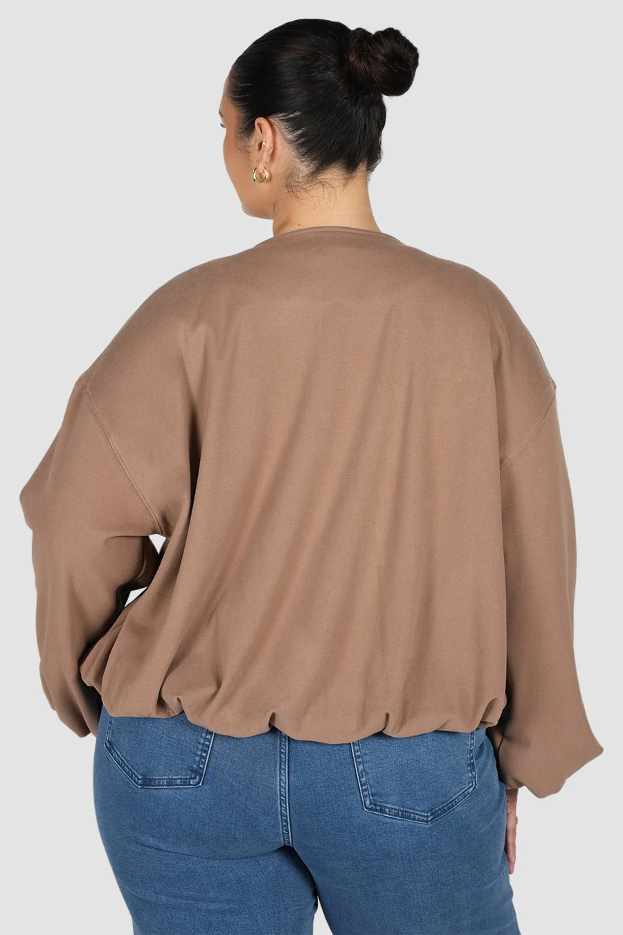 LAKIN BOMBER JACKET MOCHA - Image 8