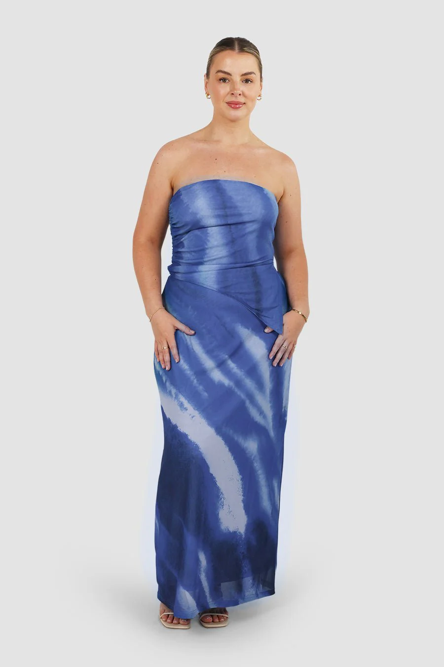 LALITA MAXI SKIRT AZURE WASH - Image 2