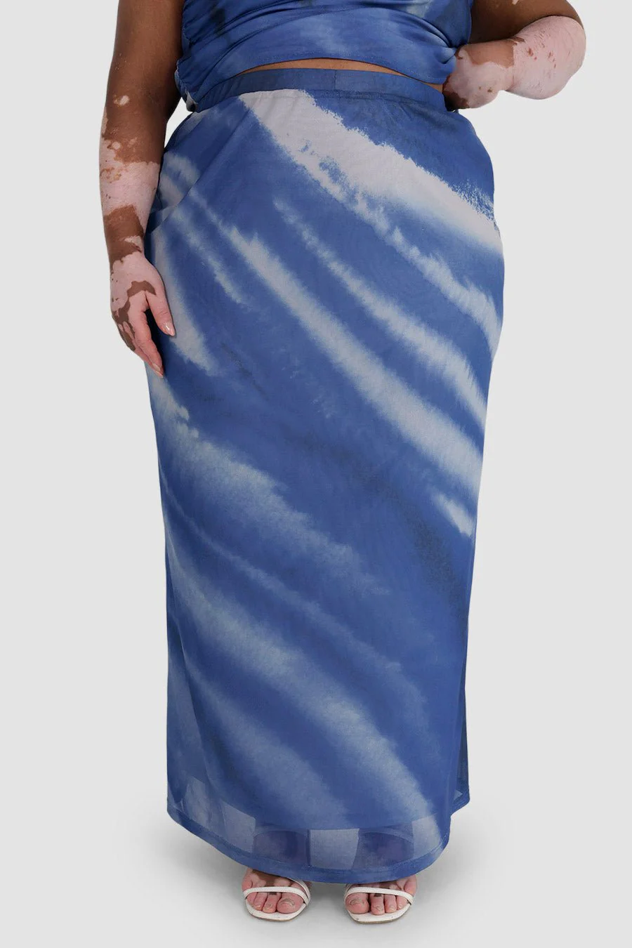LALITA MAXI SKIRT AZURE WASH - Image 5