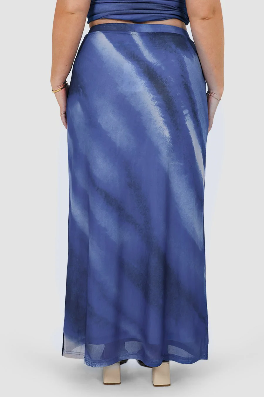 LALITA MAXI SKIRT AZURE WASH - Image 8