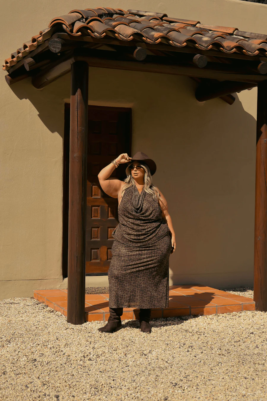 LALITA MAXI SKIRT CHOC LEOPARD - Image 9