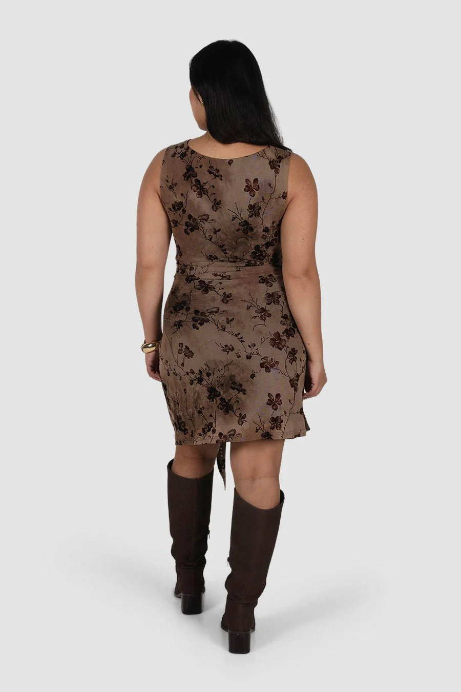 LISETTE MINI DRESS SEPIA PETAL - Image 7