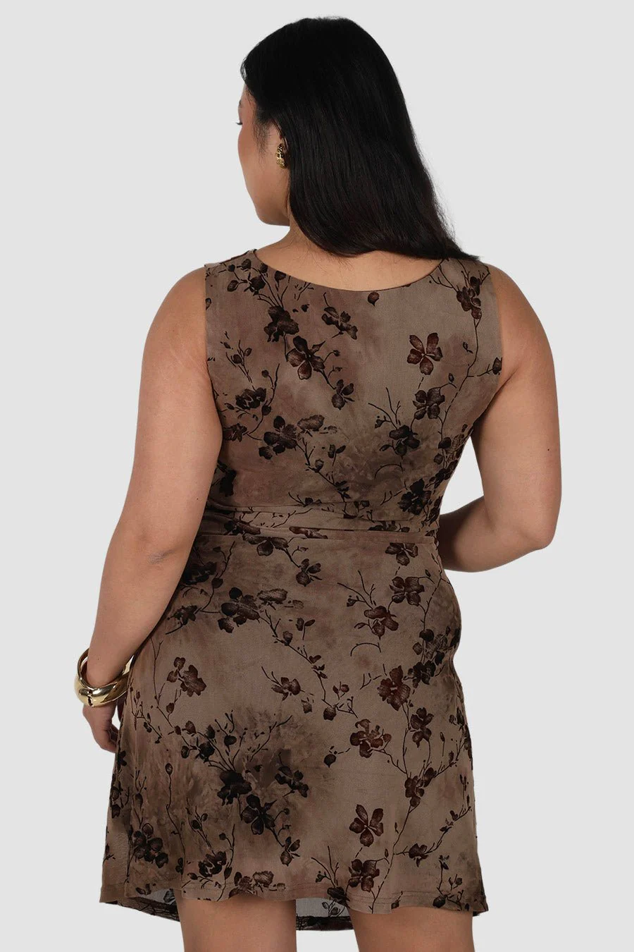 LISETTE MINI DRESS SEPIA PETAL - Image 8