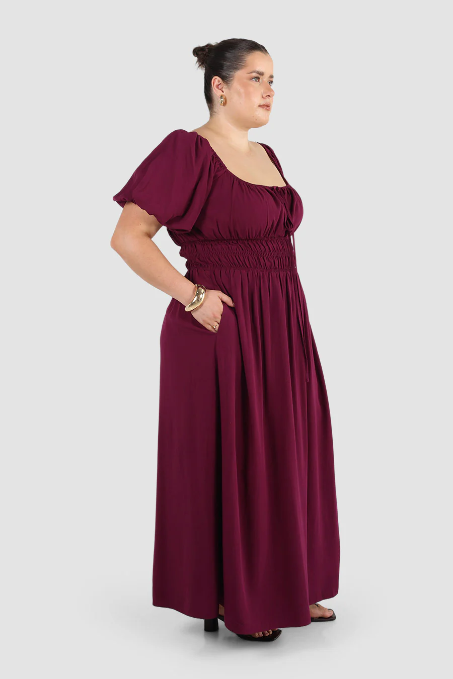 LUMA DRESS PLUM - Image 4