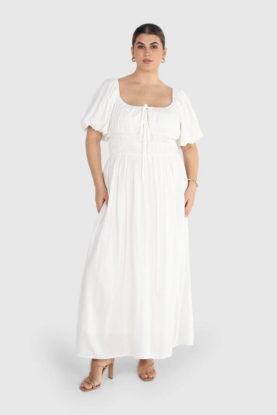 LUMA DRESS WHITE