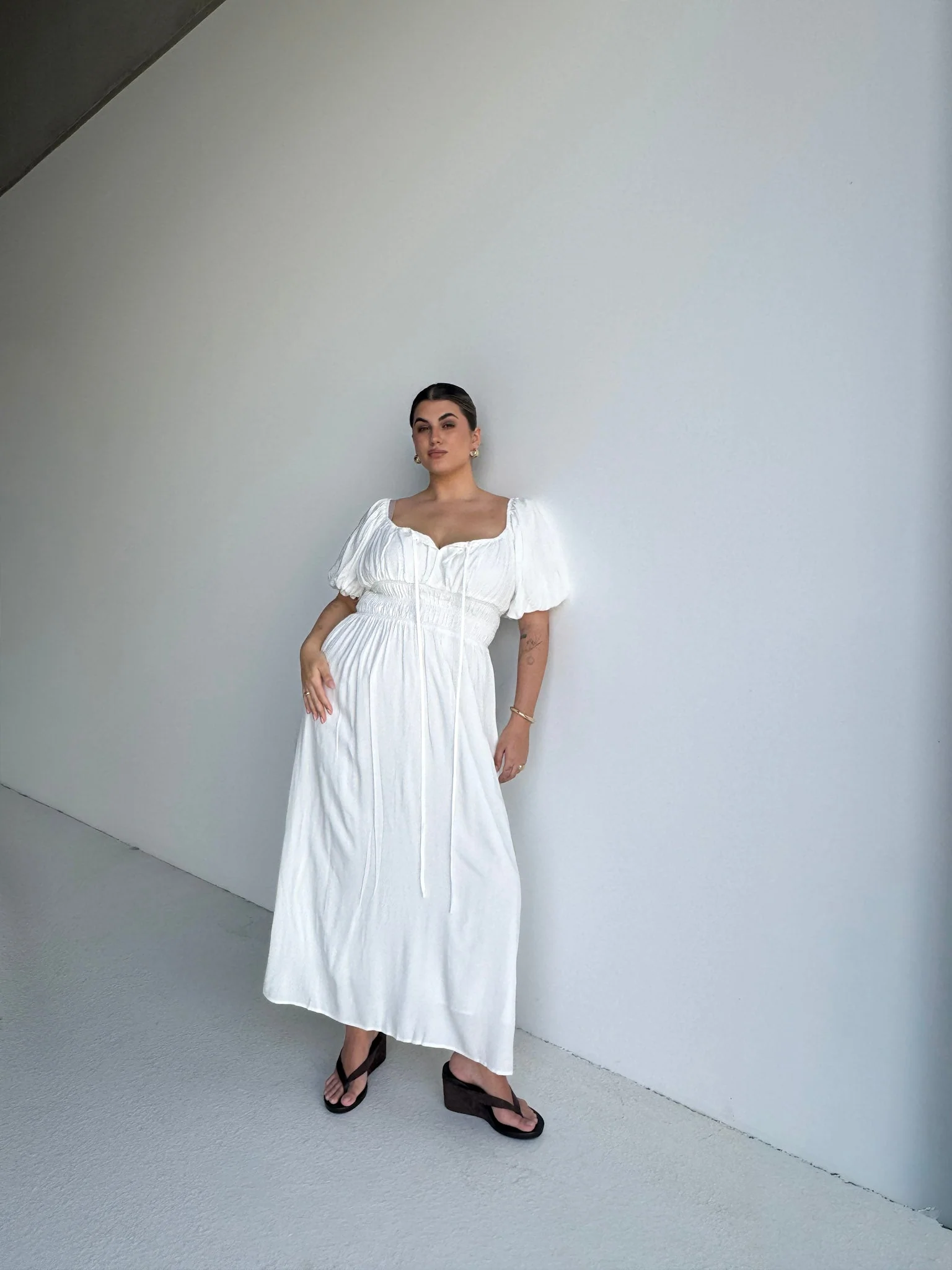 LUMA DRESS WHITE - Image 2