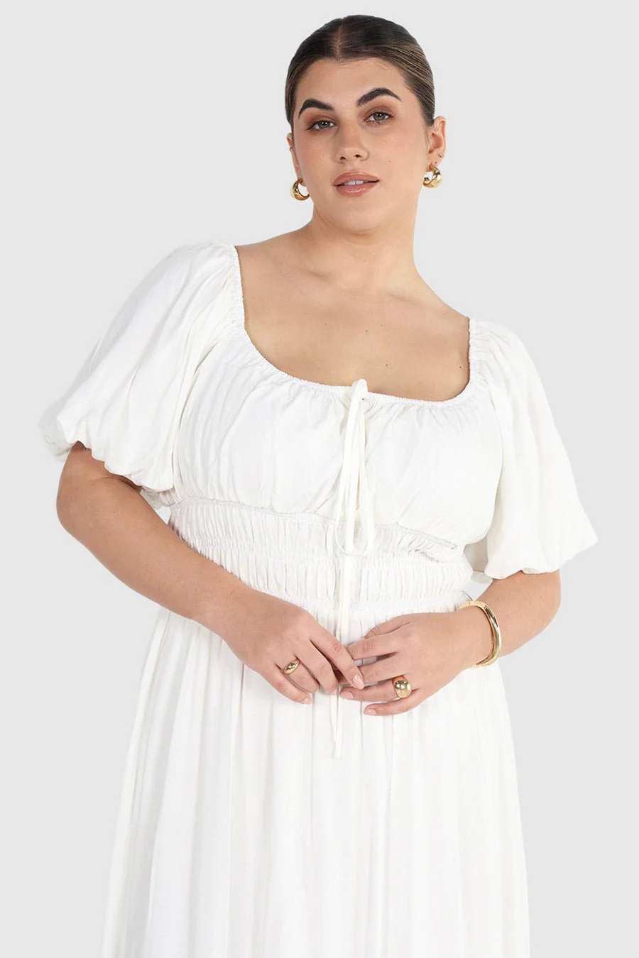 LUMA DRESS WHITE - Image 6